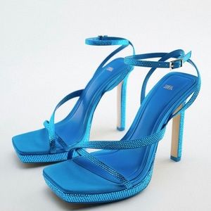 ZARA RHINESTONE SANDALS
